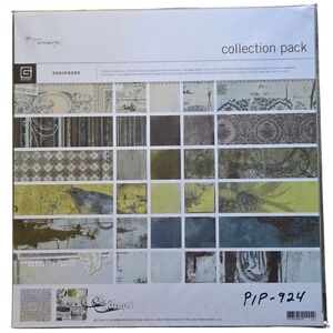 Basic Grey PERIPHERY 12 x 12 Collection Pack Contains 20pcs *RETIRED* *RARE*